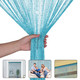 String Curtain Panel - Turquoise